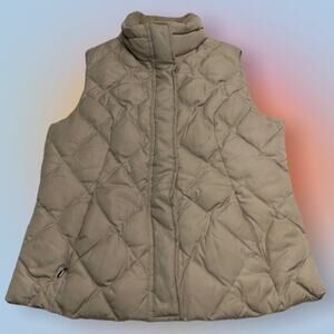 KENNETH COLE Women’s Small Tan Quilted Down Vest